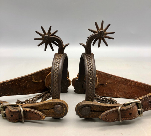 California Style Spurs Attributed To Hernandez Brothers