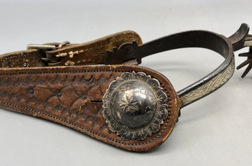 California Style Spurs Attributed To Hernandez Brothers