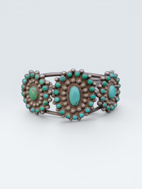 Turquoise Cluster Bracelet, Cluster Bracelet, Turquoise Bracelet