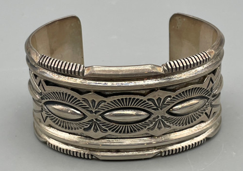 Ingot Sterling Silver Bracelet, Gibson Nez