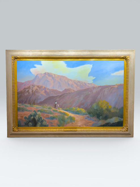 "Santa Rita Sendro" A Monumental Original Oil Painting By Stephen Mark Voita