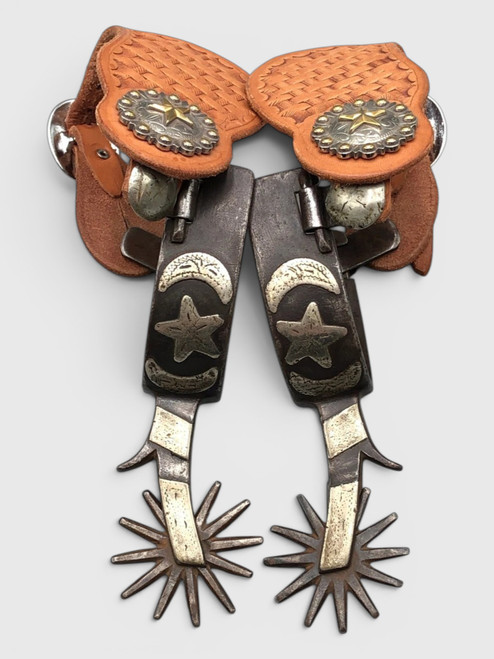 Inside Marked Crockett Pattern #115 Spurs Circa 1910-1920
