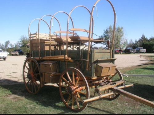 Custom Hansen Chuck Wagon - The Dakota Cowboy Model - With Numerous Accessories and Custom Trailer