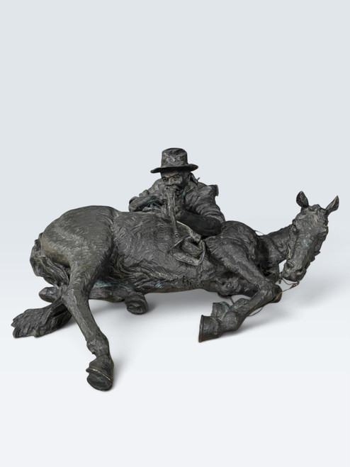 Trooper And Horse Artist Proof Bronze By Dan Bates