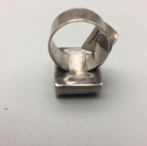 ring, sterling silver, turquoise, vintage