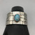 GORGEOUS!! HIGH GRADE SPIDERWEB TURQUOISE & TEXTURED BRACELET BY KEE YAZZIE!!