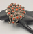 sand cast coral cluster bracelet