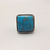 ring, sterling silver, turquoise, new, signed, Native, Ambrose Tsosie, Navajo