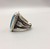 ring, sterling silver, turquoise, new, signed, Native, Ambrose Tsosie, Navajo