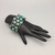 turquoise cluster cuff bracelet