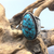 ring, sterling silver, turquoise, signed, hallmarked, new, Native, Navajo, Ambrose Tsosie, size 10.5