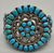 turquoise cluster bracelet