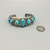 9 stone turquoise cuff bracelet