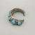 9 stone turquoise cuff bracelet