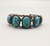 5-stone turquoise cuff bracelet