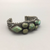 7 stone green turquoise bracelet