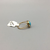 TURQUOISE AND 14K GOLD RING - SIZE 4.5