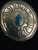 Rare! Gorgeous! Certified Lander Blue & Sterling Silver Belt Buckle