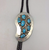 Bolo, Sterling Silver, Steven Stone Turquoise, Signed