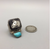 ring, horse head, sterling silver, turquoise, mother of pearl, inlay