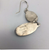 earrings, abalone shell, turquoise, sterling silver, signed