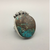 ring, turquoise, sterling silver, Elle Curley-Jackson, signed, hallmarked, size 8.5