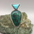 ring, Nick Jackson, NJ, signed, hallmarked, turquoise, chrysocolla, sterling silver, size 8