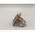 ring, coral, turquoise, sterling silver, signed, size 15, signed