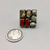 *NEW* Turquoise and Coral SQUARE Ring- Nick Jackson (Navajo)-Size 7.5