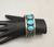 Vintage, Hefty Feeling, Three Stone Turquoise Cuff Bracelet