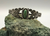 Fred Harvey Era cuff, green turquoise stone