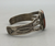 Later in Fred Harvey era cuff petrified wood hand stamped