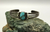 Fred Harvey era, Hand stamped, turquoise
