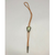 bolo, green turquoise, sterling silver