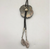 bolo, coral, sterling silver