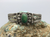 A hand made Fred Harvey era cuff, with green turquoise stone.