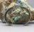 Hand stamped Fred Harvey  era cuff, with a turquoise stone that has a lovely tan/brown matrix.