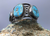 3 large turquoise stone cuff.