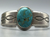 Classy, Sterling silver and turquoise cuff