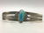 Fred Harvey Era cuff. Hand stamped with turquoise.