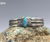 Fred Harvey Era cuff. Hand stamped with turquoise.
