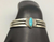 Fred Harvey Era cuff. Hand stamped with turquoise.