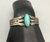 Sturdy Fred Harvey Era cuff, turquoise stone