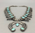 Gorgeous Older, Box Bow Style, Vintage Turquoise Squash Blossom Necklace!