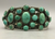 Heavy, Handmade, Vintage Turquoise Cluster Bracelet!!!