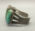 Nice! 1930s Era, Hefty, Vintage, Three Stone Turquoise Cuff Bracelet