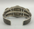Nice! 1930s Era, Hefty, Vintage, Three Stone Turquoise Cuff Bracelet