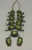 Bright green turquoise squash blossom