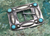 Vintage sterling silver and turquoise belt buckle