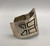 Hopi overlay sterling silver cuff